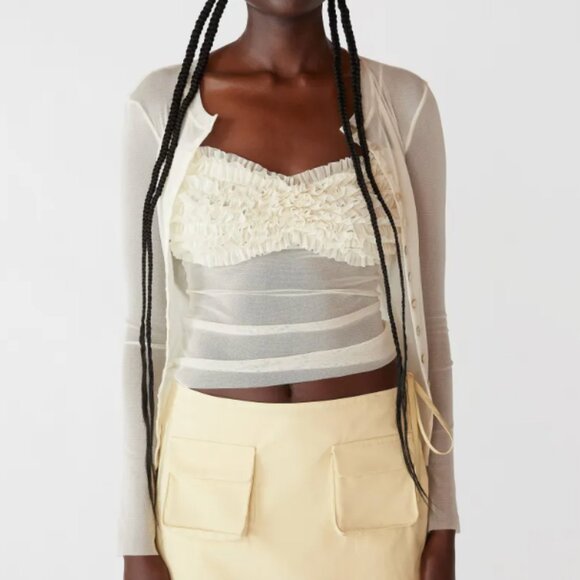 Orseund Iris Tops - Orseund Iris Frou Frou Top Ivory